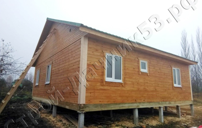 2 Брусовой дом ОД-11 9×9, 81 м², Московская область, Каширский район, Деревня Растовцы (4)